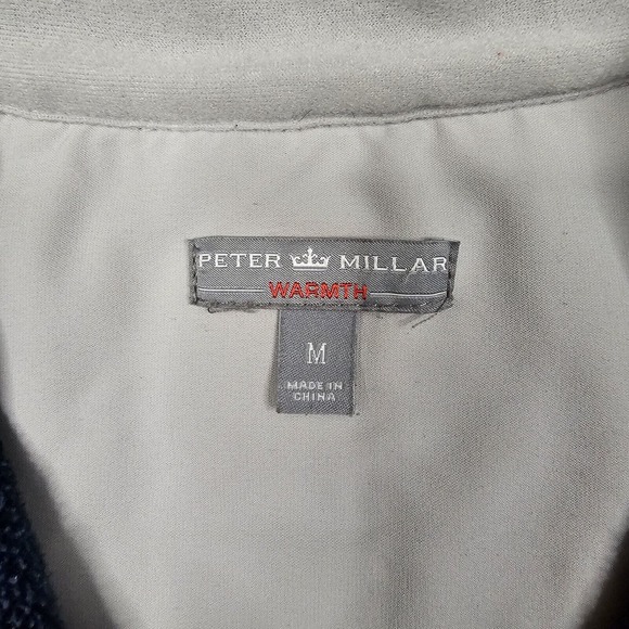 Peter Millar Performance Shirt Mens Large Perth 1/4 Zip Golf Preppy Athliesure - Picture 5 of 11